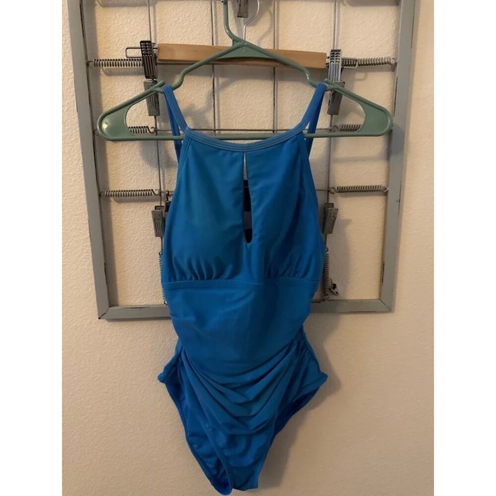 Ellen Tracy Blue One-Piece size 8